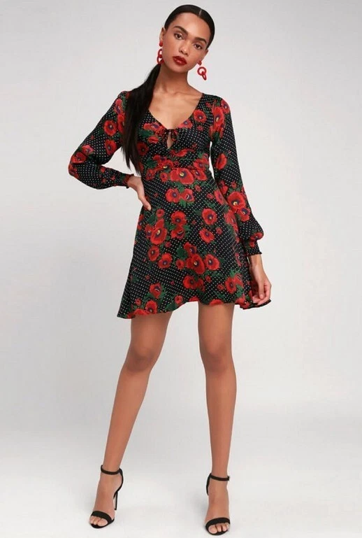 free people polka dot lace dress Butterfly Babe Maxi Dress