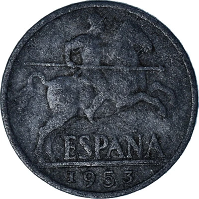 [#1027055] Espagne, 10 Centimos, 1953, Aluminium, TB, KM:766 - Photo 1/2