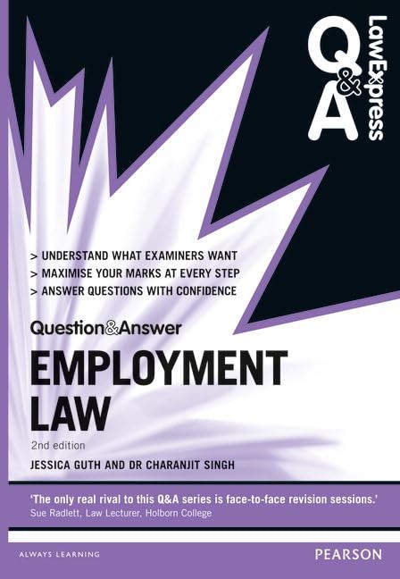 Law Express Question and Answer: Employment Law (Law by Jessica Guth (PB 2013) - Image 5