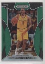 2019-20 Panini Prizm Draft Picks Green Prizm Talen Horton-Tucker #47 0m07