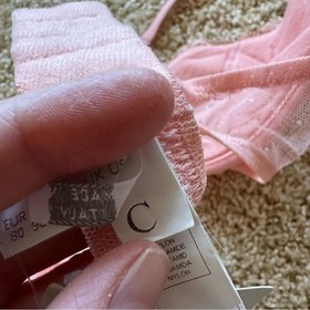 La Perla Blush Pink Lace Underwire Bra 36B | NWT | Made in Italy