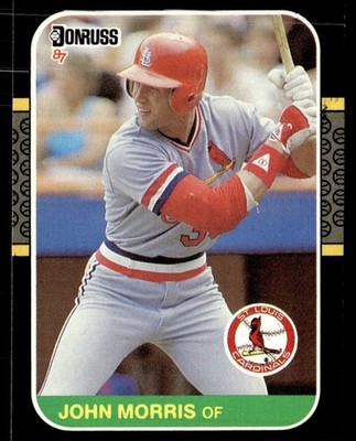 1987 Donruss John Morris St. Louis Cardinals #480