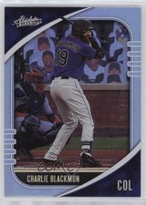 2021 Panini Absolute Holo Silver 191/199 Charlie Blackmon #26 0i5i