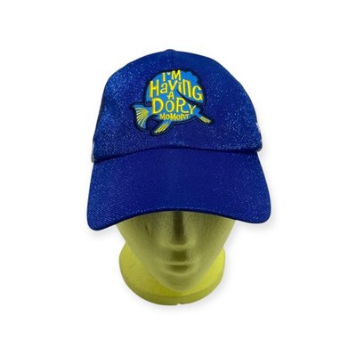 Disney Parks Adult Finding Dory I'm Having A Dory Moment Mesh Snap Back Cap NWT
