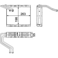 Verdampfer Klimaanlage Mahle AE 85 000P FüR Land Rover Volvo Freelander 2 V60 I