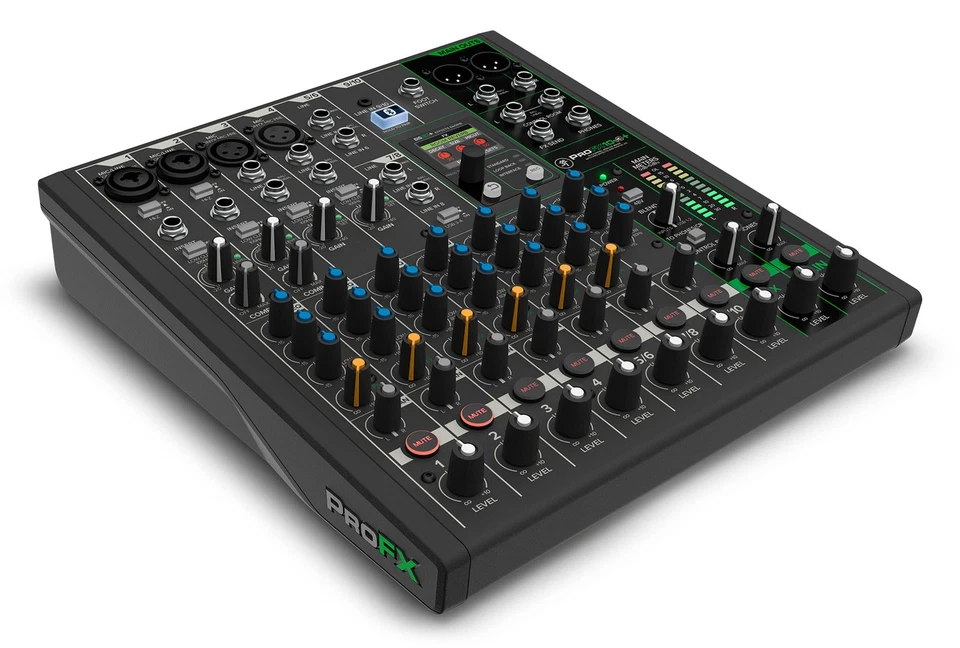 Mackie ProFX10v3+ 10-Channel Analog Mixer w/Enhanced FX/USB Recording/Bluetooth - Image 4 of 4
