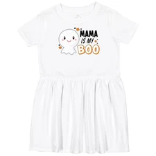 Inktastic Mama Is My Boo With Cute Ghost Toddler Dress Family Mommy Mom Mother