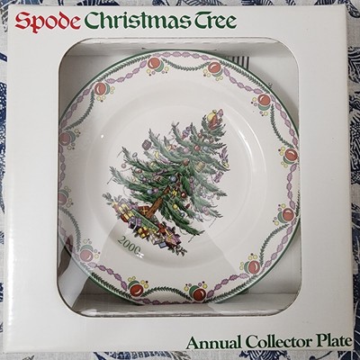 Spode Annual 2000 Christmas Tree Collector Plate In Box