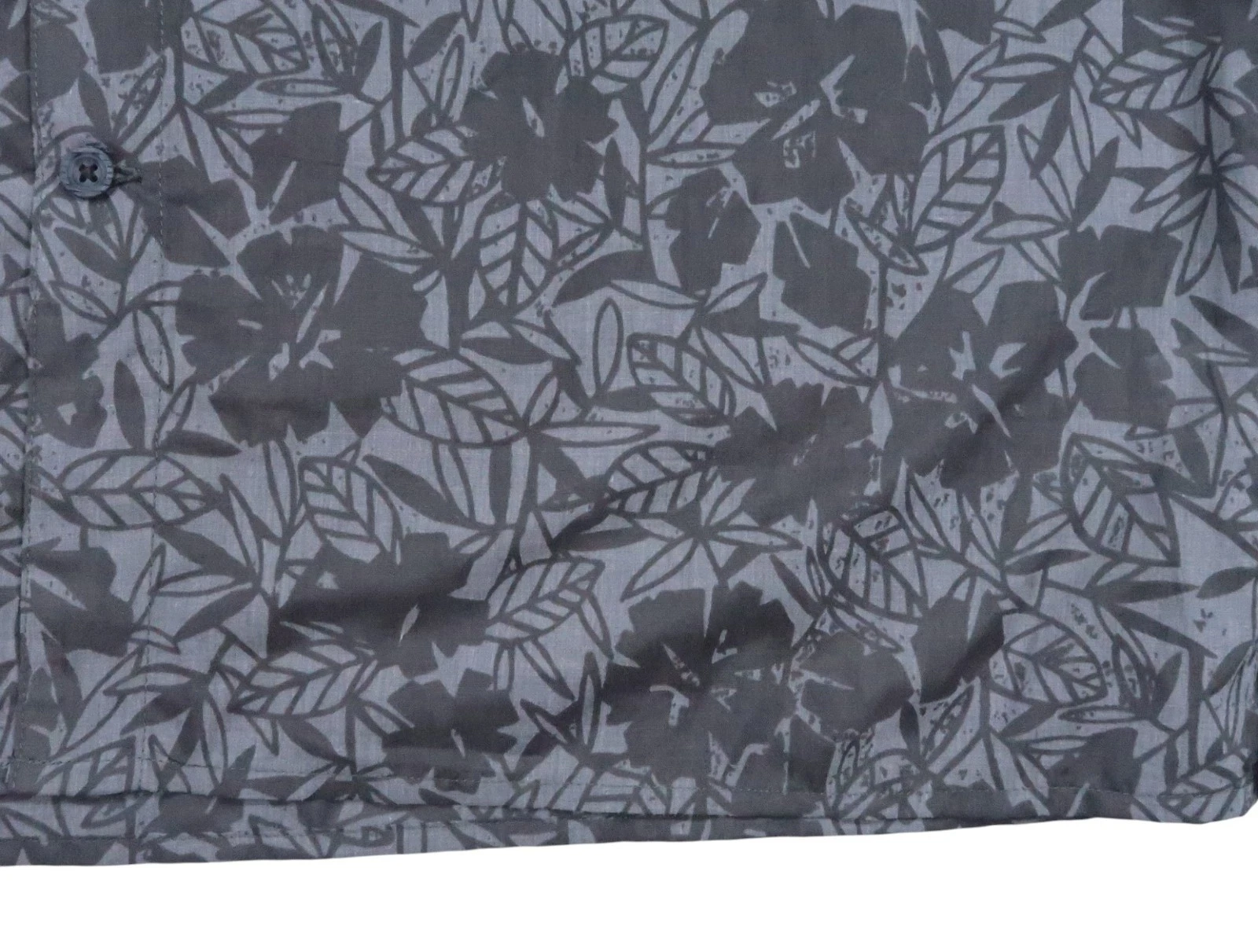 lightweight TRAVEL performance LEAF shirt HAWAIIAN MENS LARGE SS