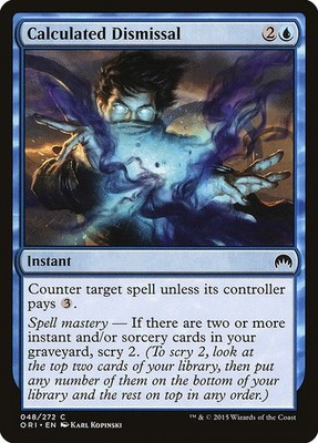 [MTG] Calculated Dismissal (048) (ORI) LP-HP