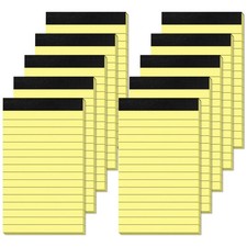 10 Pack Yellow Note Pads 3x5 Small Notepads 3x5 Memo Pads Small Notebooks