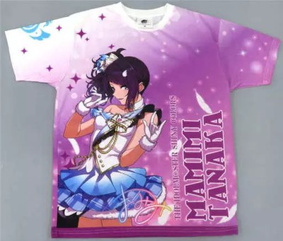 Clothing Tanaka Mamimi (2nd LIVE ver.) Official Full Graphic T-shirt Purple XL