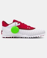 Under Armour Yard Turf 3.0 HOVR Red White Baseball Shoes 3027448 105 Size 9