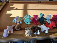 Beanie Babies Lot of 30. Many retired. Only a couple without tags. Excellent.