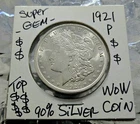 1921 P Morgan Dollar IMPRESSIVE CHOICE FROSTY GEM CH BU Ultra SUPER High Grade $