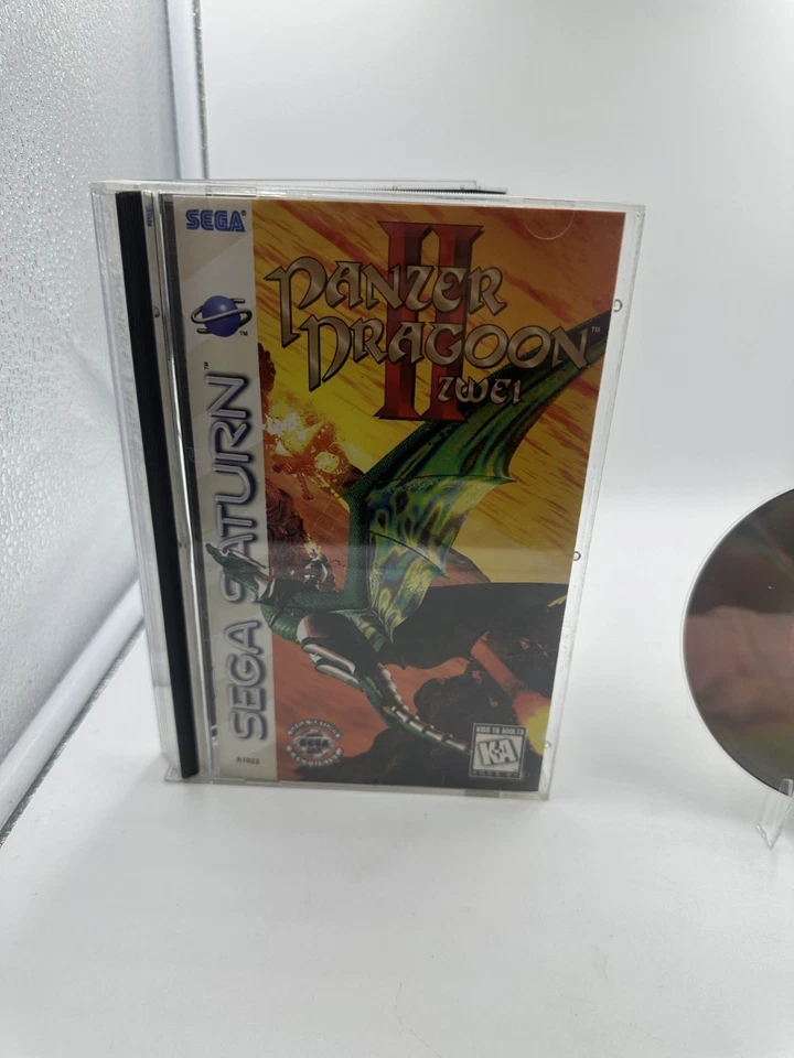 Panzer Dragoon II Zwei (Sega Saturn, 1996) CIB Complete In Box Tested! - Image 4 of 4