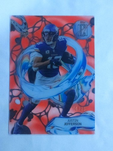 2025 Topps Signature Justin Jefferson Red (RAW)