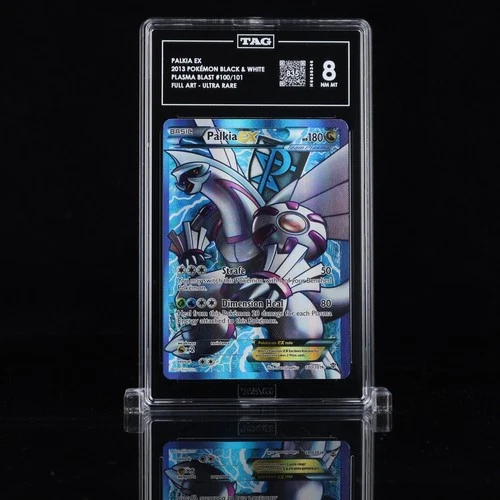 TAG 8 Palkia EX 100/101 Plasma Blast Ultra Rare Holo 2013 Pokemon Not PSA
