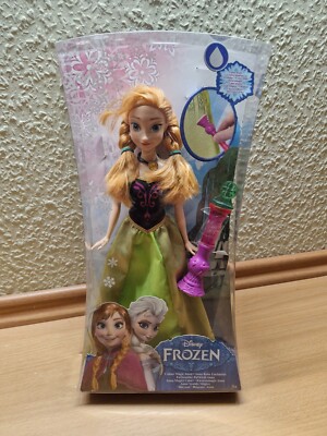 Rarität! Disney Puppe Frozen Anna Eiskönigin Magic Farbzauber Kleid 2013 Mattel
