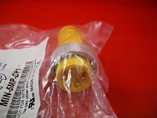 Mencom MIN-5MP-DP3 Connector Male Straight Dummy Plug 5 Pin Pole MIN5MPDP3 New - Picture 3 of 3