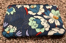 Vera Bradley FLORAL BURSTS Zip ID Case & Lanyard SET Card Holder NWT MSRP $49