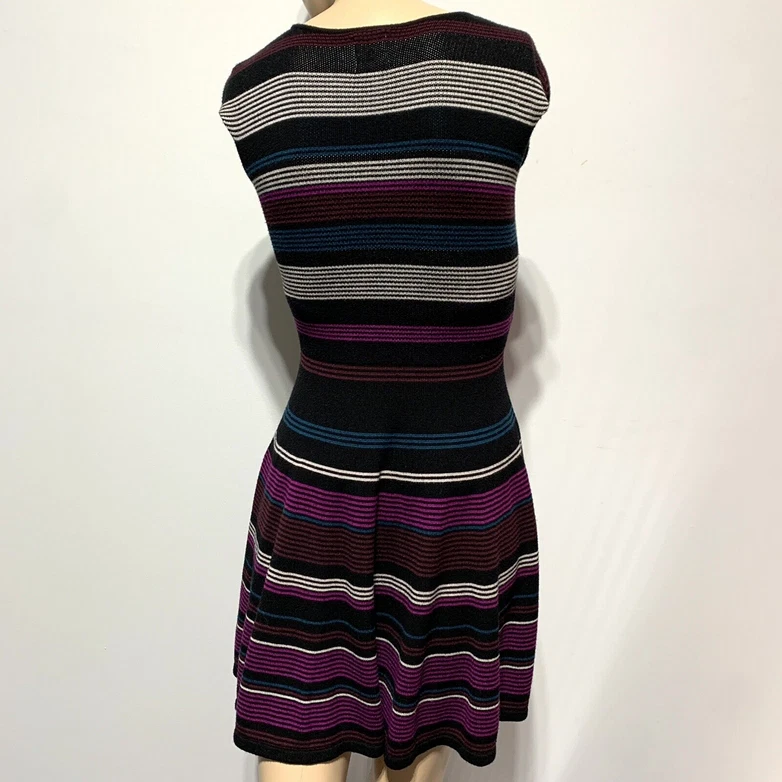 Vestido Suéter Ella Moss Niña Melanie Intarsia Rayón Multicolor Talla 12 Foto 2 de 3