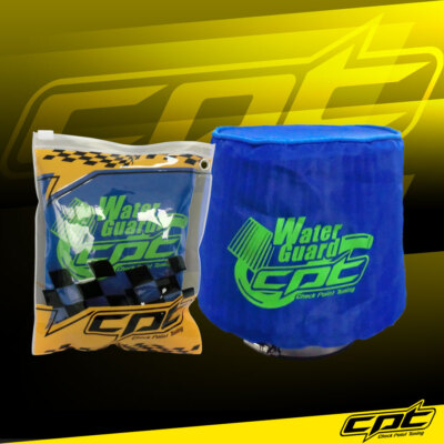 Water Guard Cold Air Intake Cone Pre Filter Cover for Infiniti Small Blue