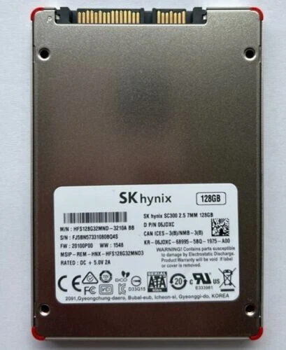 Dell SK Hynix SC300 HFS128G39TNF SATA 128GB interne SSD  Festplatte L:490 S:400