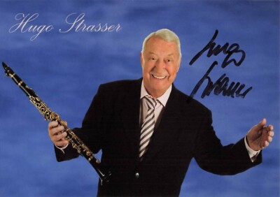 Hugo Strasser UH - Music - Original Signed Autograph Card AK 4690 J