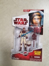 Star Wars Clone Wars 2009 Obi-Wan Kenobi Vintage Hasbro CW12 Space Suit