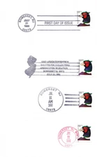 USPS FDC Ceremony Program #3050, 3055 C1 Pheasant AMERICOVER 4 Cancels 1998