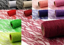 Tischläufer, Tischband Spitzenborte 15cm x 4,5 m versch. Farben, Dekoration