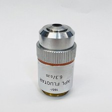 Leitz NPL Fluotar 6.3X0.20 Microscope Objective Lens 160mm