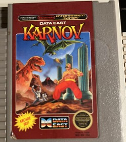 NES Nintendo System, 2 controllers, Zapper Gun, Power Supply, RF Switch & KARNOV