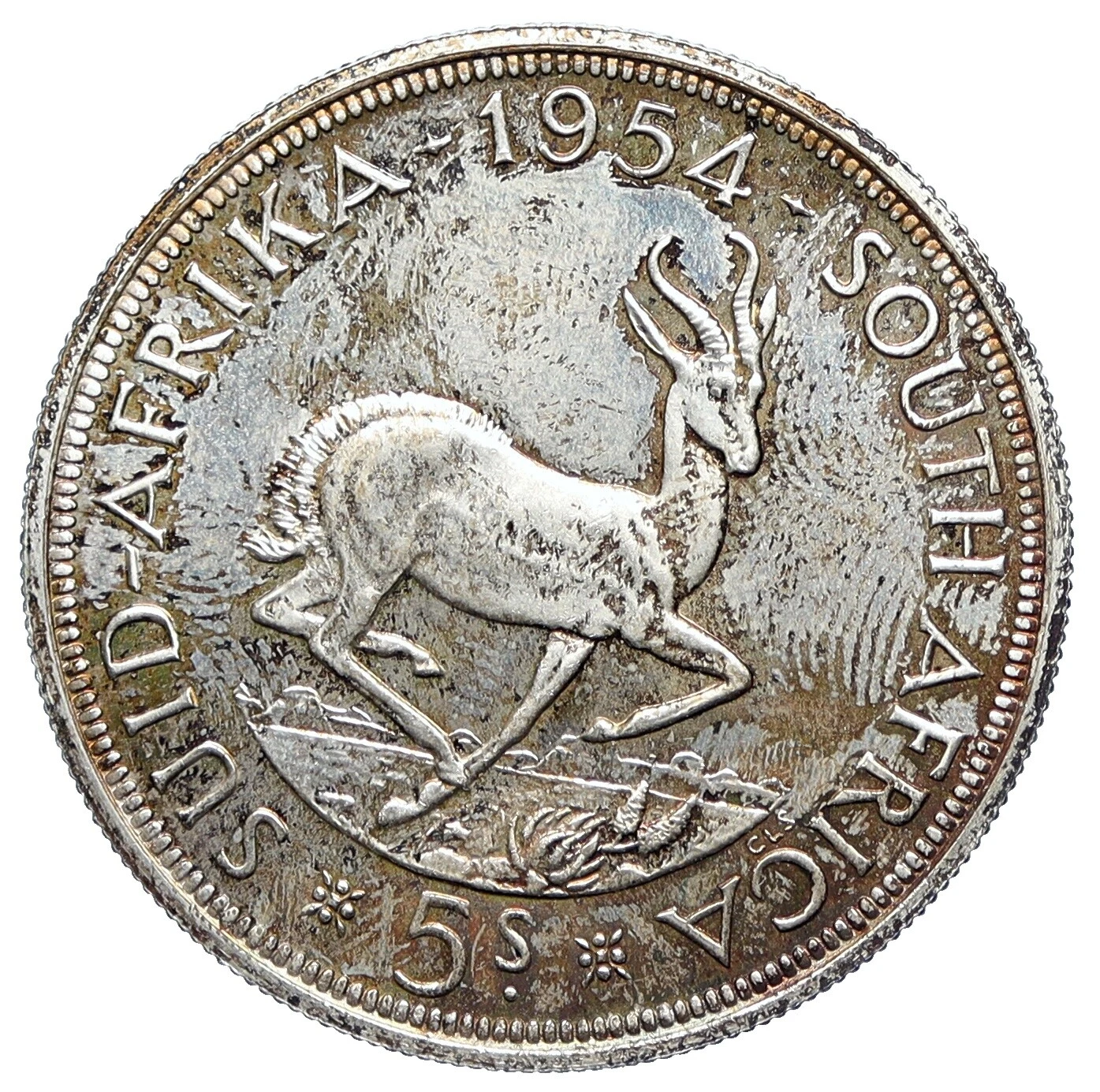 Silver 1954 African Coins