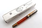 NOODLERS TIGER TORTOISE KONRAD PISTON FLEX NIB FOUNTAIN PEN