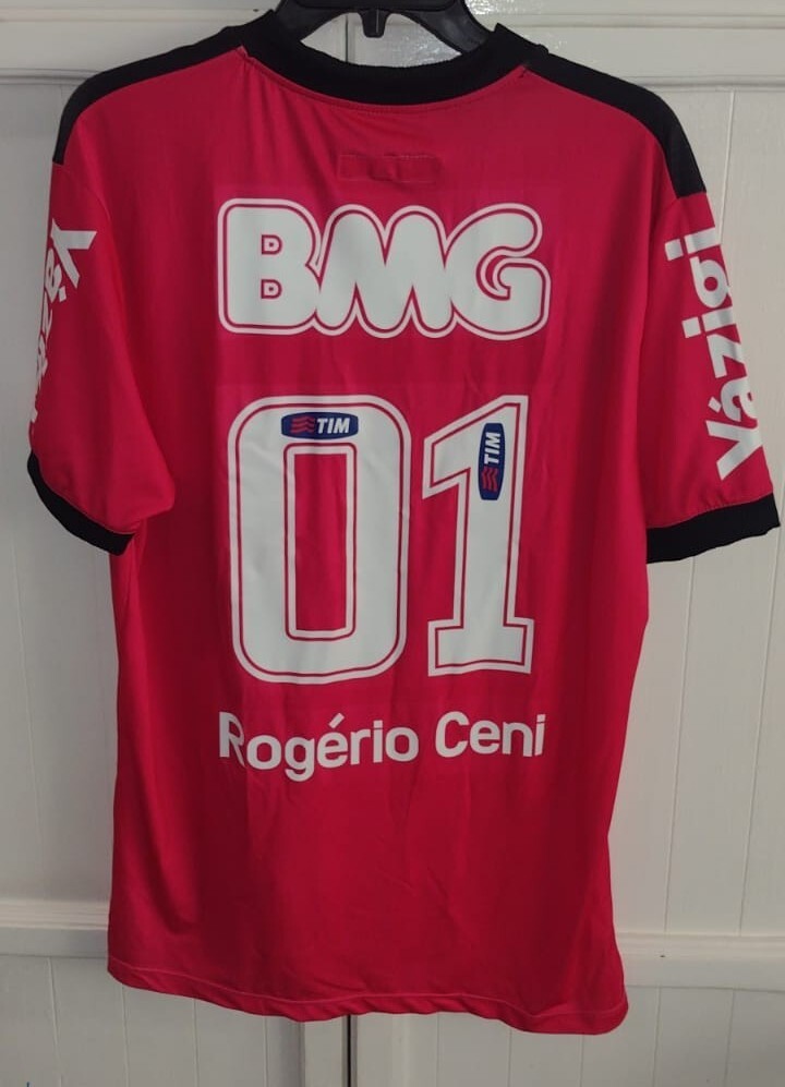 NEW Mens Reebok Soccer Jersey, Rogerio Ceni, Sao Paulo FC, 100