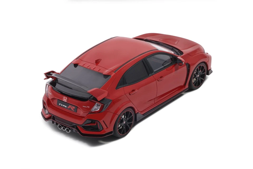 1/18 Otto GT Spirit Honda Civic Type R Mugen FK8 Euro Spec from 2020 Red OT890 - Image 3 of 4