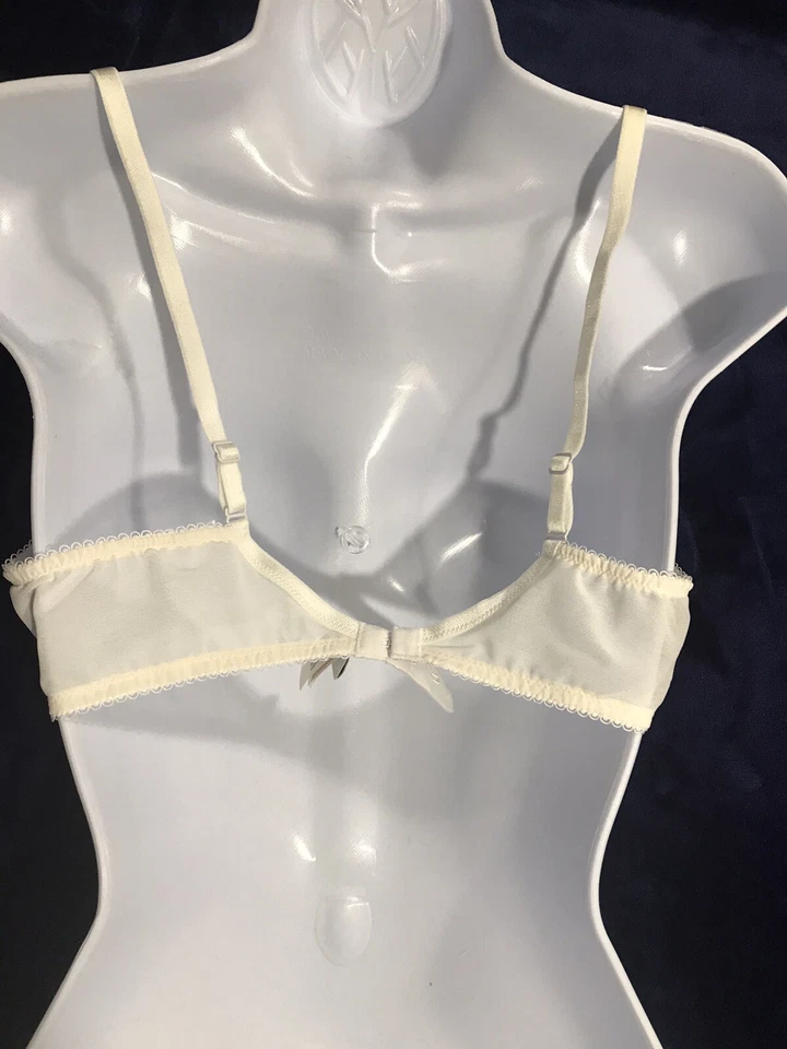 Sujetador Gossard Lace 7725 con aros sin relleno blanco talla 36B Foto 4 de 4