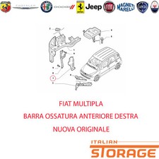 FIAT MULTIPLA BARRA OSSATURA ANTERIORE DESTRA NUOVA ORIGINALE 51762785