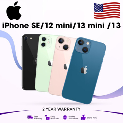 New Sealed Apple iPhone 13/13 Mini/iPhone SE/12 mini 256/128GB