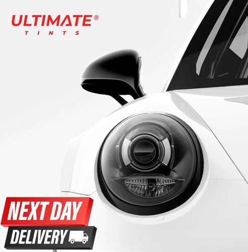 VViViD ULTIMATE ® Light Smoke Headlight Rear Light Tint 40cm x 152cm (16" x 5ft)