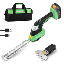 WORKPROX 20V 2-in-1 Cordless Grass Shear&Shrubbery Trimmer Electric Grass Cutter