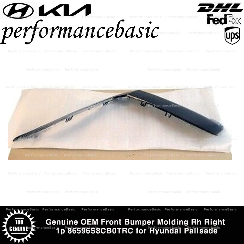 2019-2022 Hyundai Palisade Genuine OEM Front Bumper Molding Rh