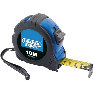 Draper Expert Maßband 10m 33ft x 25mm Mit Verriegelung Knöpfe 82816