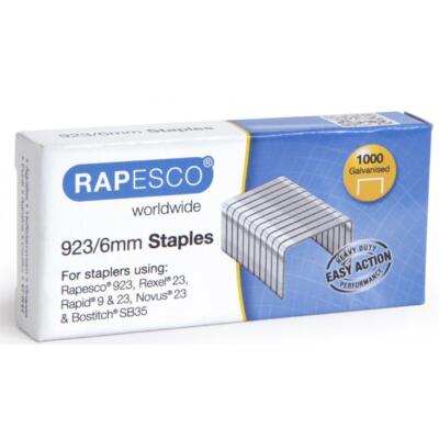 RAPESCO Heftklammern 923/8, verzinkt, 4.000 Stück