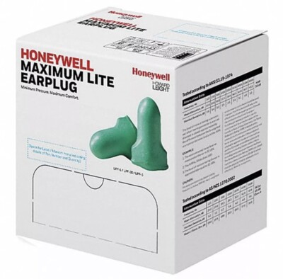 200- MAXIMUM LITE Disposable Shooting Noise Reduction Ear Plugs Sleep Aid NRR 30