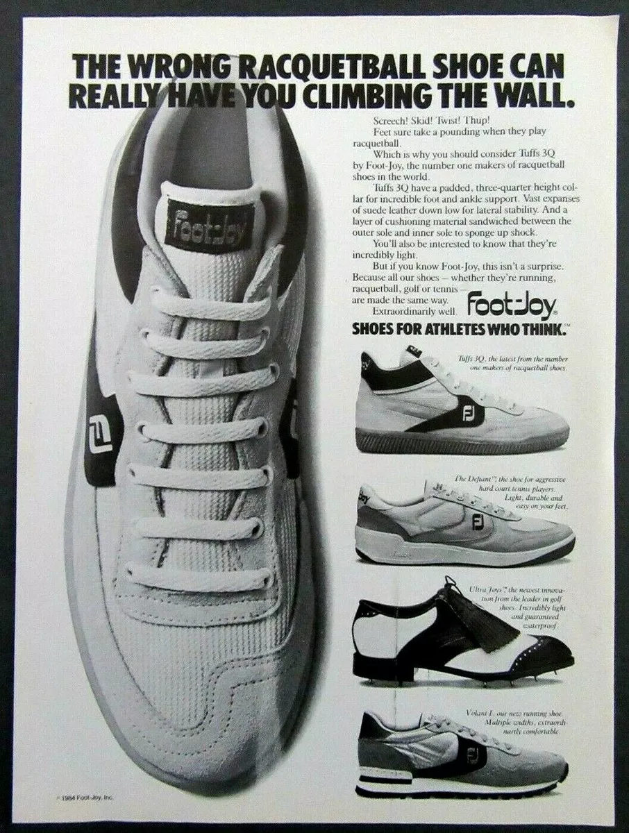1984 FOOT JOY Shoes For Athletes Who Think MAGAZINE AD eBay