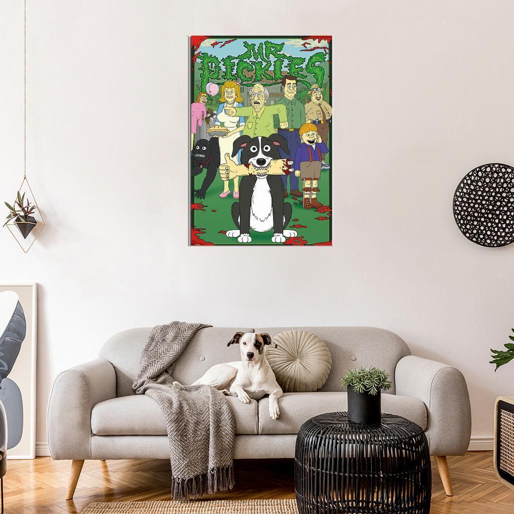 Painting by numbers Mr. Pickles is a good boy, 30x40 cm