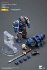 1/18 JOYTOY X Warhammer 40k Ultramarines Vanguard Veteran Sergeant  5" Figure